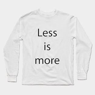 Minimalist and Topography Quote 1 Long Sleeve T-Shirt